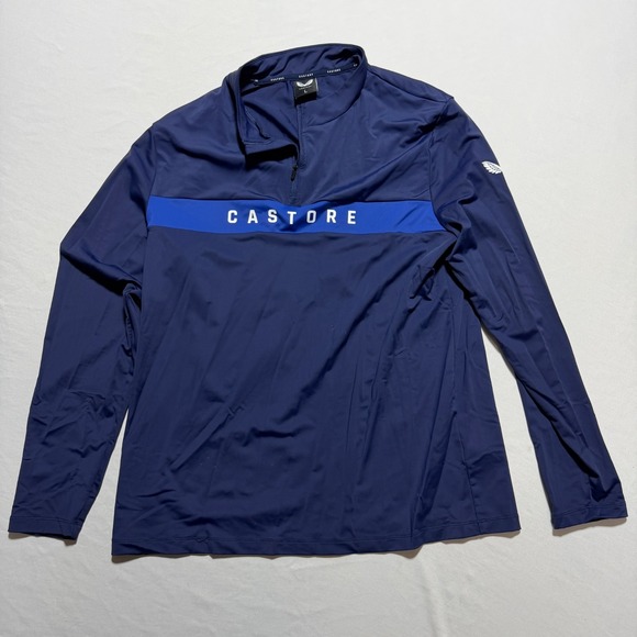 Castore Other - Castore Quarter Zip Pullover Men's L Navy Blue Performance Training Top